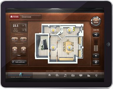  (Showroom). Control interface
