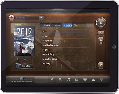  (Showroom). Control interface