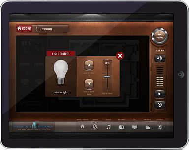  (Showroom). Control interface